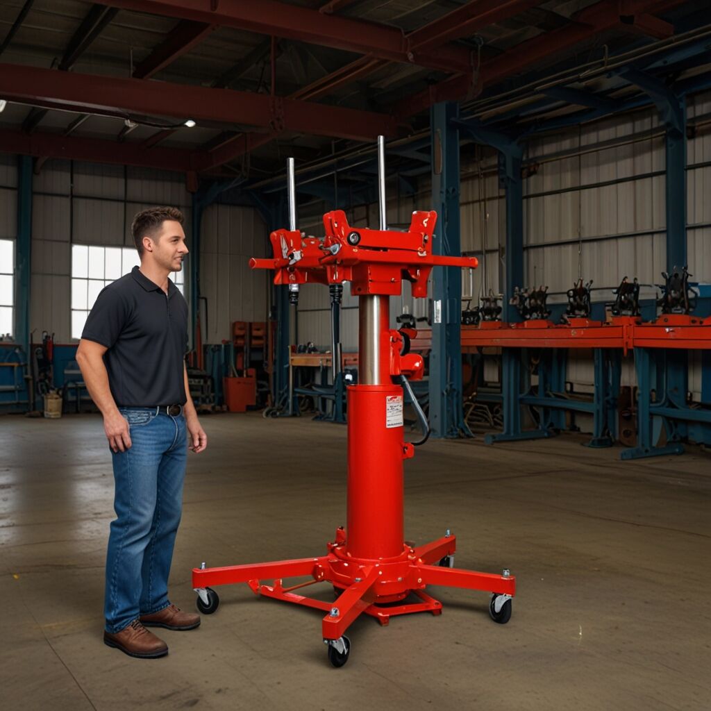 Testing a telescopic lift tool